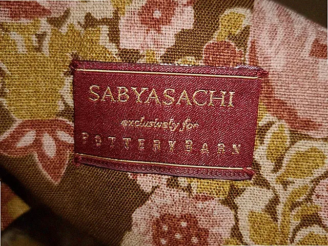 2pc Set Pottery Barn Sabyasachi Floral Paisley Standard Shams