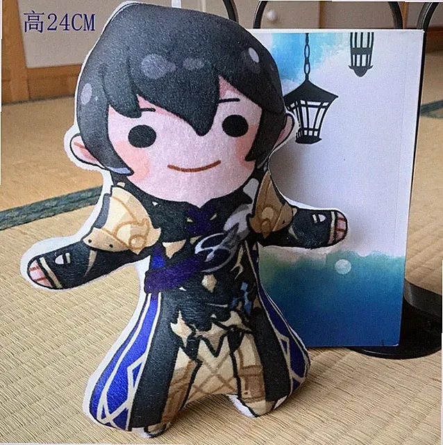 Anime Final Fantasy XIV Aymeric de Borel Hold Pillow Plush Doll Toy Pendant Gift