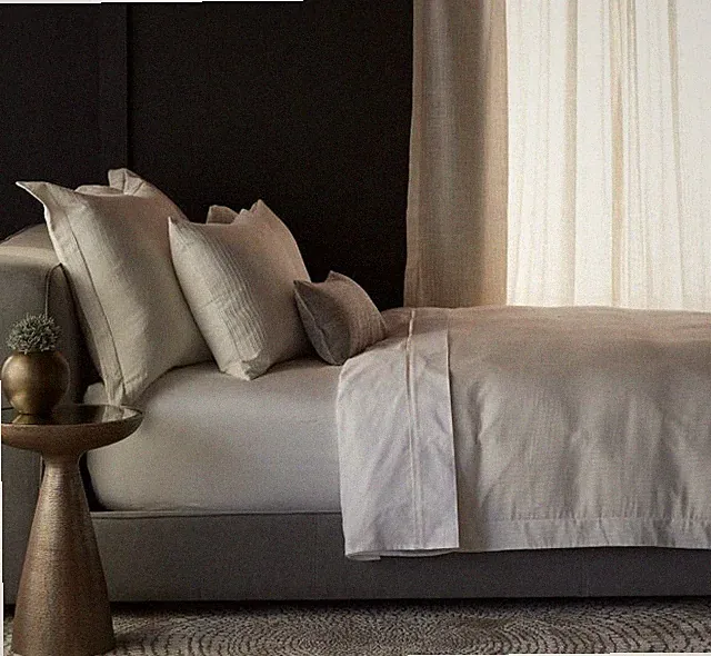 Ann Gish King Duvet Cover Set Fine Pleat White Luxury Cotton Shams The Art Home