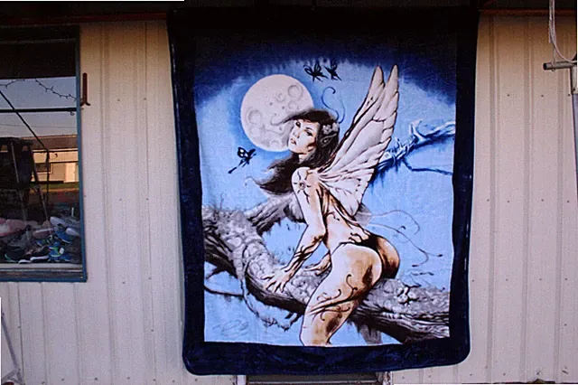 FAIRY MOON FANTASY QUEEN SIZE BLANKET BEDSPREAD